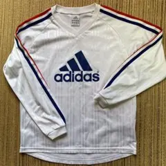 adidas 長袖 Vネック サッカーシャツ サイズ150
