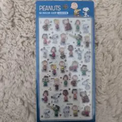 韓国限定　ボンボンドロップシール　スヌーピー　ブルー