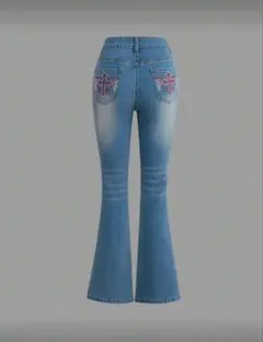 フレアデニムパンツ