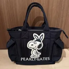 【美品】パーリーゲイツPEARLYGATES SNOOPYワッペン カートバッグ