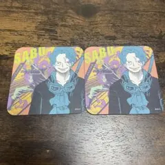 ワンピース ONEPIECE アートコースター サボ Sabo - Coaster - Jump Festa - ONE PIECE (サボ(背景青) 「ワンピース