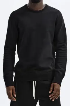 レイニングチャンプ MIDWEIGHT CREWNECK スウェット ブラックのサムネイル