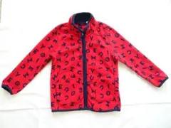 UNIQLO★ユニクロ★ディズニー★フリース★赤系★110