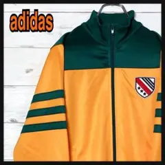 《人気》adidas☆アディダス　トラックジャケット☆バックロゴ☆刺繍エンブレム