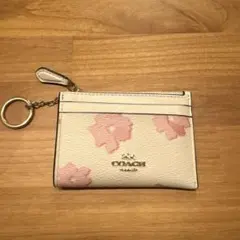 coach カードケース　コンパクト　花柄