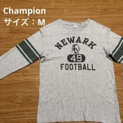 Champion NEWARK FOOTBALL 長袖カットソー M グレー