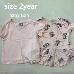 【1-2回着用】Baby Gap 半袖 90