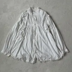 コグマ　KAPITAL キャピタル　チュニック　ワンピース　ホワイト. コグマ様専用 KAPITAL キャピタル チュニック ワンピース ホワイト