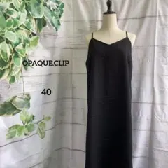 OPAQUE.CLIP オペークドットクリップ　キャミワンピ　ストラップ調整可