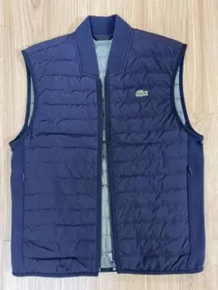 【未使用】ラコステ ダウンベスト 紺 S ポケッタブル MIX&MATCH 軽量