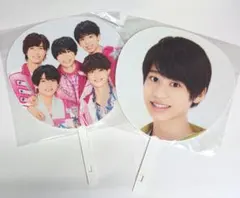 【匿名配送‼️】Lilかんさい 集合・當間琉巧くん うちわ 2枚セット