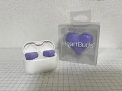 HeartBuds （ハートバッツ） イヤホン アダプター セット 紫のサムネイル