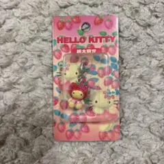 【レア】ハローキティ　栃木限定（いちご）ご当地　根付け　ファスナーマスコット