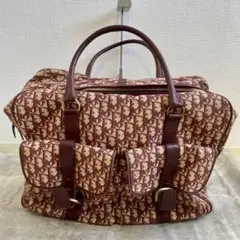DIOR ディオール ヴィンテージ ボストンバッグ トロッター ハンドバッグ