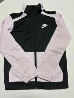 【ジャージ】NIKE ジャージ 子供用 黒/ピンク 140cm