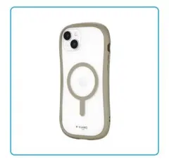 iPhone15Plus 14Plus MagSafe対応 耐衝撃 グレージュ