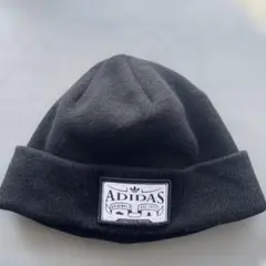 アディダス オリジナルス ニット帽 黒