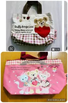 テテ様まとめ買い　ダッフィー スウィートダッフィー トートバッグ