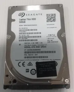 Seagate 500GB HDD　(2.5インチ）