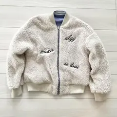 ALGY リバーシブル　ジャケット　ジャンバー　ファー　ブルゾン　コート140㎝