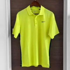 NIKE DRI-FIT ライムグリーン ポロシャツ L ツアーパフォーマンス