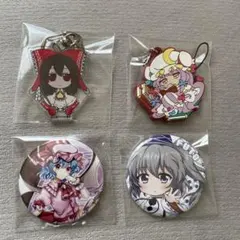 【値下げ・4点セット】東方Project レミリア 霊夢 パチュリー 布都