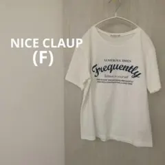 NICE CLAUP/OLIVE des OLIVE OUTLET 刺繍ロゴT