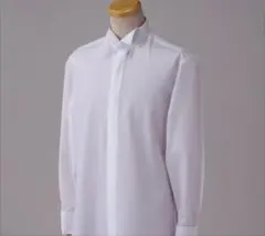 ウィングカラーシャツ　ホワイト　Mサイズ　ウェディング　タキシード　WAWA