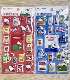 サンリオ ハローキティ ぷっくりシール レトロキティ 2枚セット サンスター文具