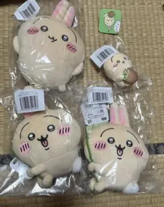 ちいかわ　うさぎだらけくじ　C賞罠/蔦 D賞どんぐり