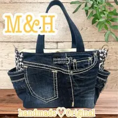 ハンドメイドデニムリメイクバック(*´꒳`*)