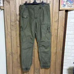 カーゴパンツ オリーブ 4ポケット ミリタリー 36