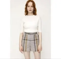 SLY チェックショートパンツ