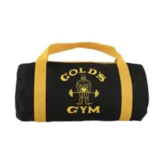 GOLD'S GYM レトロ ボストンバッグ 黒/黄色 - メルカリ