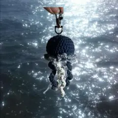 ✧ くらげ 編みぐるみ チャーム キーホルダー 海月 編み物 ✧