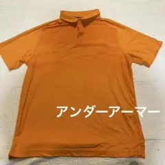 アンダーアーマー　メンズ　オレンジ　ポロシャツ　Lのサムネイル