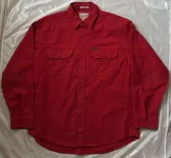 WOOLRICH ヘビーネルシャツ 90s メキシコ製 筆記体タグのサムネイル