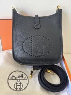HERMES エルメス エヴリンTPM ブラック　ゴールド金具のサムネイル