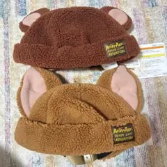 ピーターパン ロストキッズ ファンキャップ クマ　キツネ