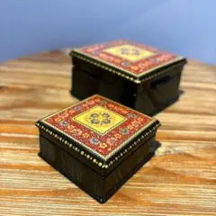 小物入れ　木製　蓋付き容器　マトリョーシカ　ロシア雑貨　アンティーク 小物入れ 木製 蓋付き容器 マトリョーシカ ロシア雑貨 アンティーク