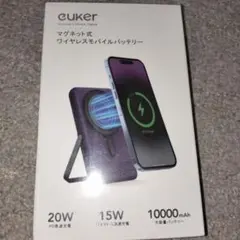 未使用 未開封 EUKER マグネット式ワイヤレスモバイルバッテリー
