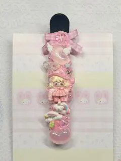 【015】夢かわ♡ホイップデコ ヘアクリップ♡ハンドメイド③