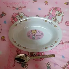 サンリオ　ハローキティ　カレー皿　シチュー皿　未使用のサムネイル
