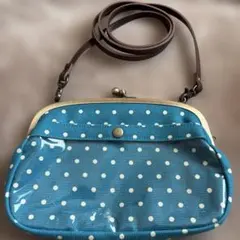 AYANOKOJI 水色ショルダーポーチ 水玉