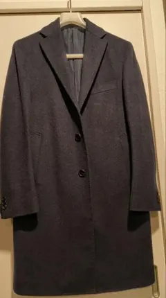 【エディフィス】SUPER 140's カシミヤ チェスターコート