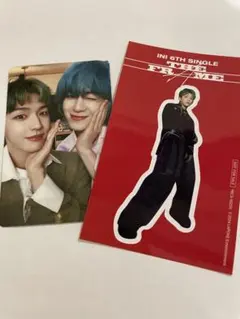 INI 高塚大夢　THE FRAME  B盤 通常盤　ステッカー＆トレカ