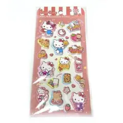 2243サンリオ キティちゃん ジュエル マシュマロシール ステッカーズ