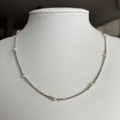 Courrèges クレージュ SILVER 刻印　ネックレス　#4461のサムネイル