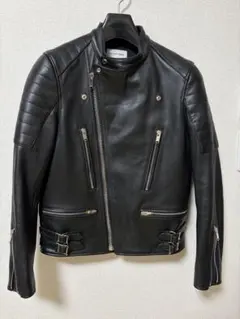 美品！　LITHIUM HOMME ラムレザーバイカージャケット サイズ42のサムネイル