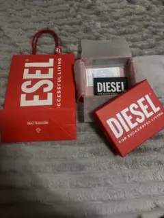 DIESEL 赤 ショップ袋 ギフトボックス セット